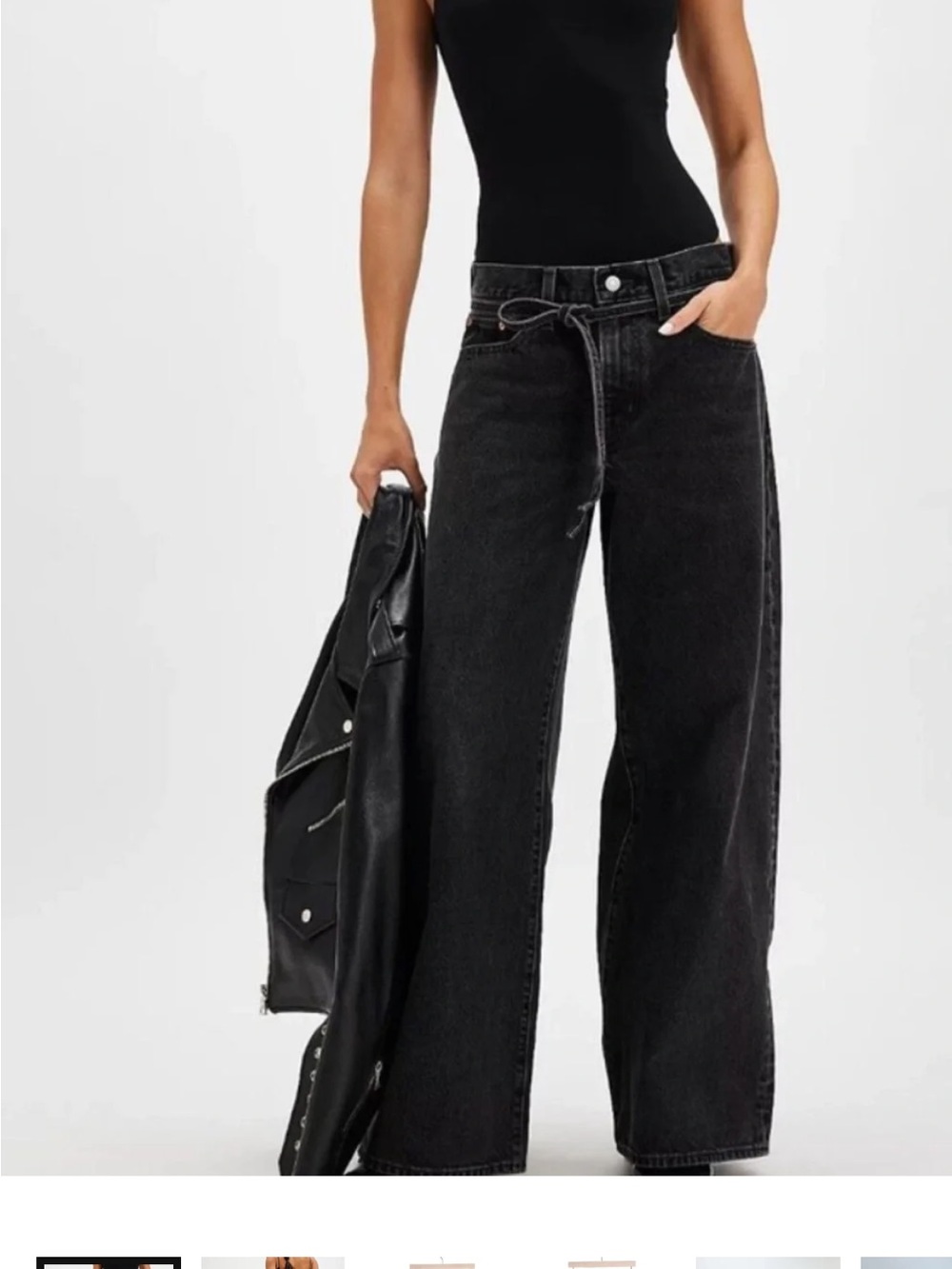 NWT Levi’s XL Straight Jean in Black (wide leg)
